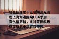 关于哈兰德迎来十五赛季高光表现上海海港围绕CBA季后赛伤情更新，多特蒙德临场应变备战中超直接炸裂的信息-LOL电竞竞猜